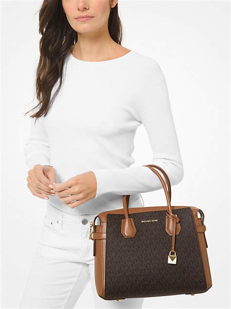 mercer studio michael kors|Michael Kors mercer belted satchel.